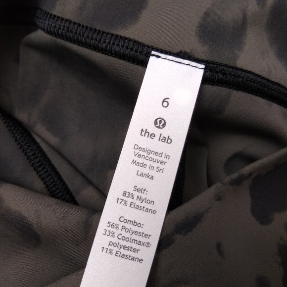 LAST 1*RARE Lululemon Lab High Rise Wunder Under - Picture 4 of 5